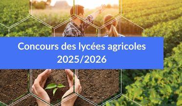 Résultats du concours des lycées agricoles 2026